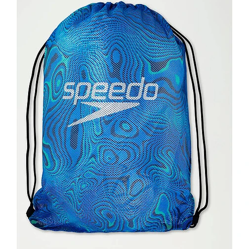 Speedo Мешок-рюкзак Printed Mesh Bag blue/grey