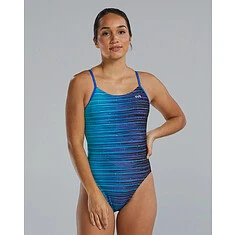 TYR Купальник Speedwarp Cutoufit blue