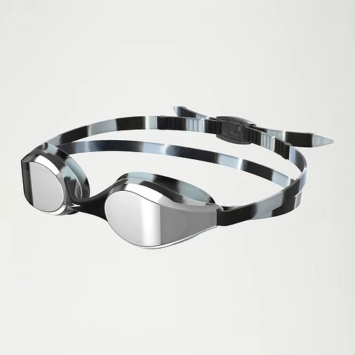 Speedo Очки для плавания Junior Hyper Flyer Mirror Goggles Silver