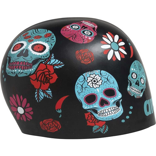 Arena Шапочка для плавания Poolish Moulded crazy skulls carnival Arena Шапочка для плавания Poolish Moulded crazy skulls carnival