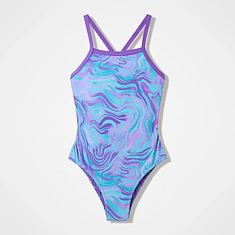 Speedo Купальник детский Printed Thinstrap Swimsuit Girls Purple
