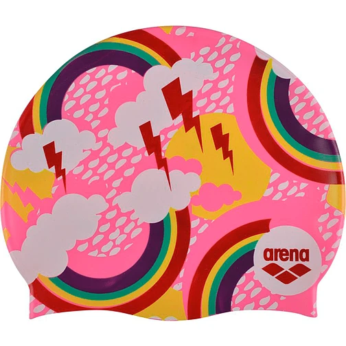 Arena Шапочка для плавания Print 2 Junior SS20 Rainbows Pink