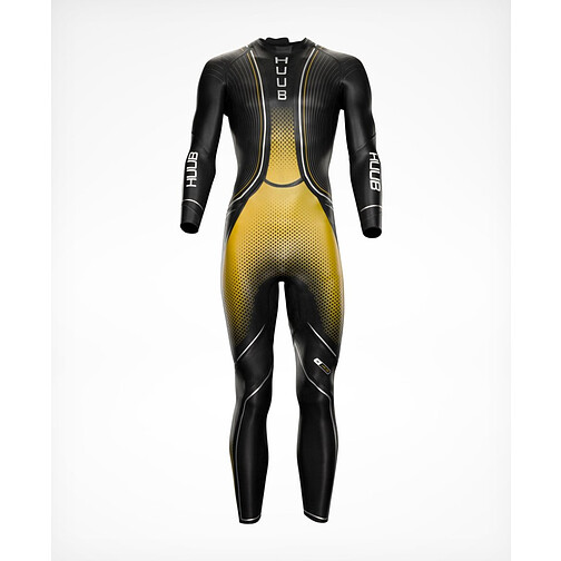 HUUB Гидрокостюм мужской Brownlee Agilis Limited Edition Gold Wetsuit + TT Bag