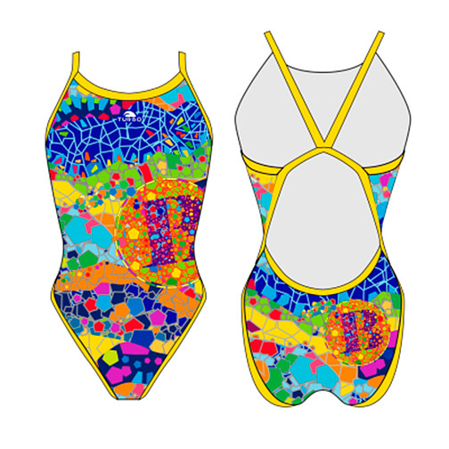 TURBO Купальник 'REVOLUTION' GIRL TRENCADIS yellow