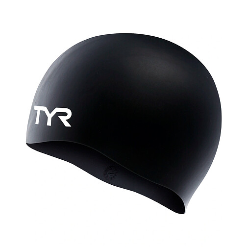 TYR Шапочка для плавания Wrinkle Free Black