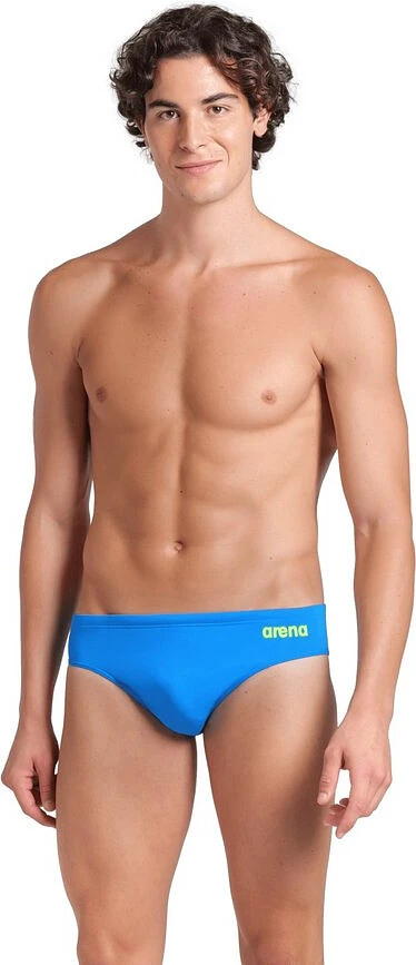 Arena Плавки спортивные TEAM SWIM BRIEF SOLID  blue river-artic lime