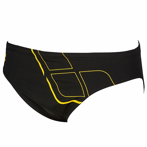 Arena Плавки спортивные ESSENTIALS BRIEF Black-Yellow Star Arena Плавки спортивные ESSENTIALS BRIEF Black-Yellow Star