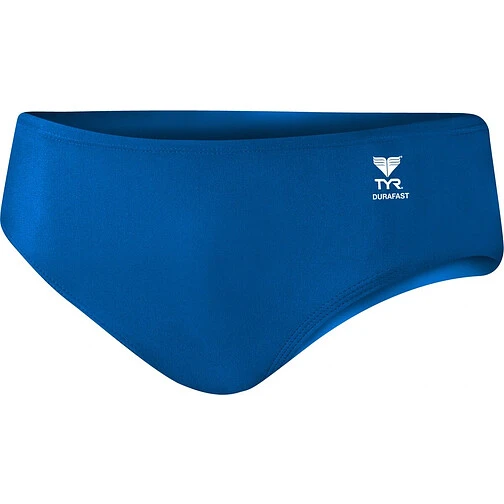 TYR Плавки спортивные Durafast Elite Solid Racer royal