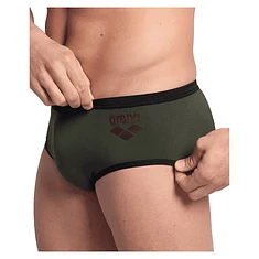 Arena Плавки ARENA ONE 12CM SWIM BRIEFS BIG LOGO Dark Sage
