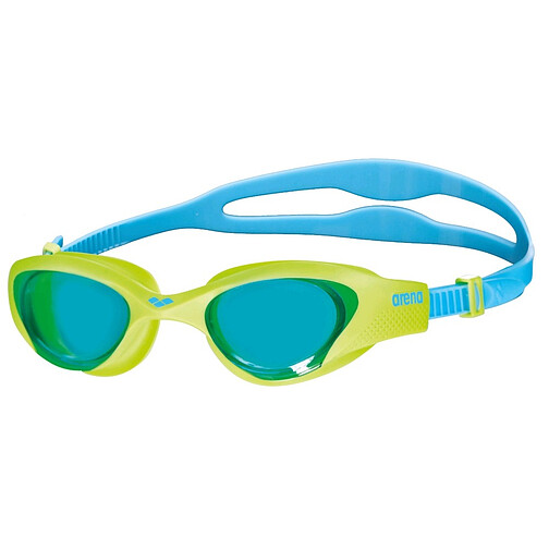 Arena Очки для плавания THE ONE JR Light Blue-Lime-Blue