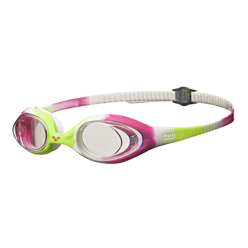 Arena Очки для плавания SPIDER JR lime fuchsia-white-clear