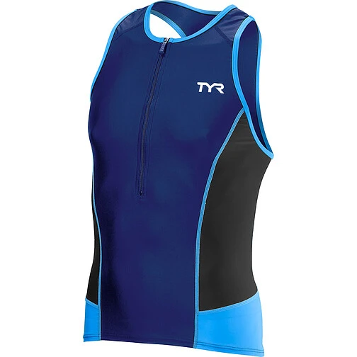 TYR Стартовый топ для триатлона Competitor Tri Tank Navy/Black