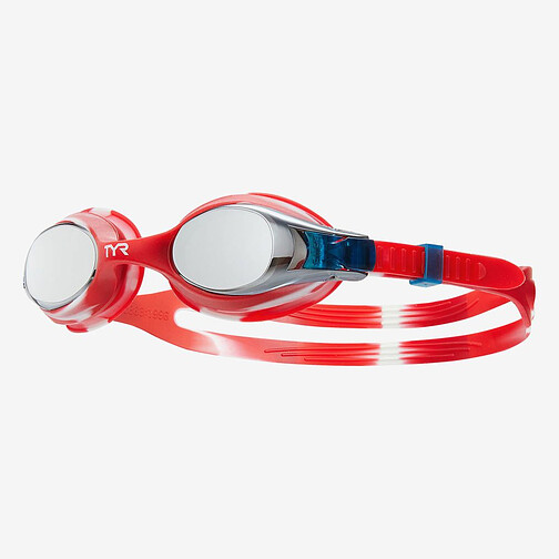 TYR Очки для плавания Swimple Tie-Dye Mirrored Junior red