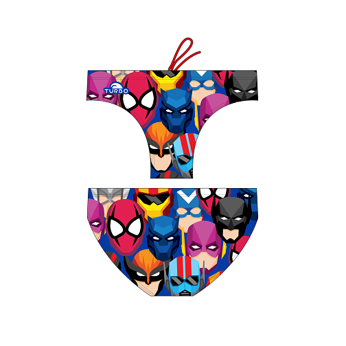 TURBO Плавки спортивные Mask Heroe Happy