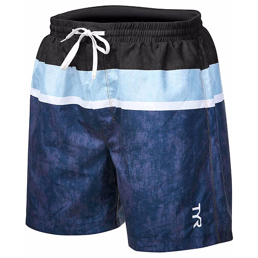 TYR Шорты для плавания Atlantic Horizon Swell Swim Short Black-White