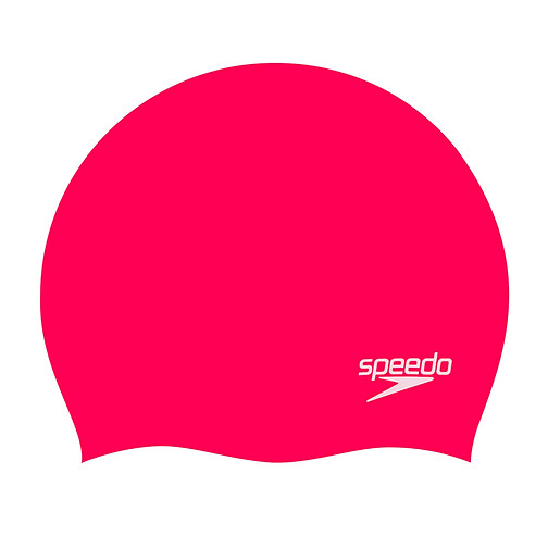 Speedo Шапочка для плавания Plain Moulded Silicone Cap Pink