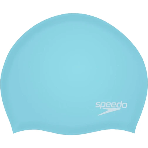 Speedo Шапочка для плавания Plain Moulded Silicone Cap Blue/Blue
