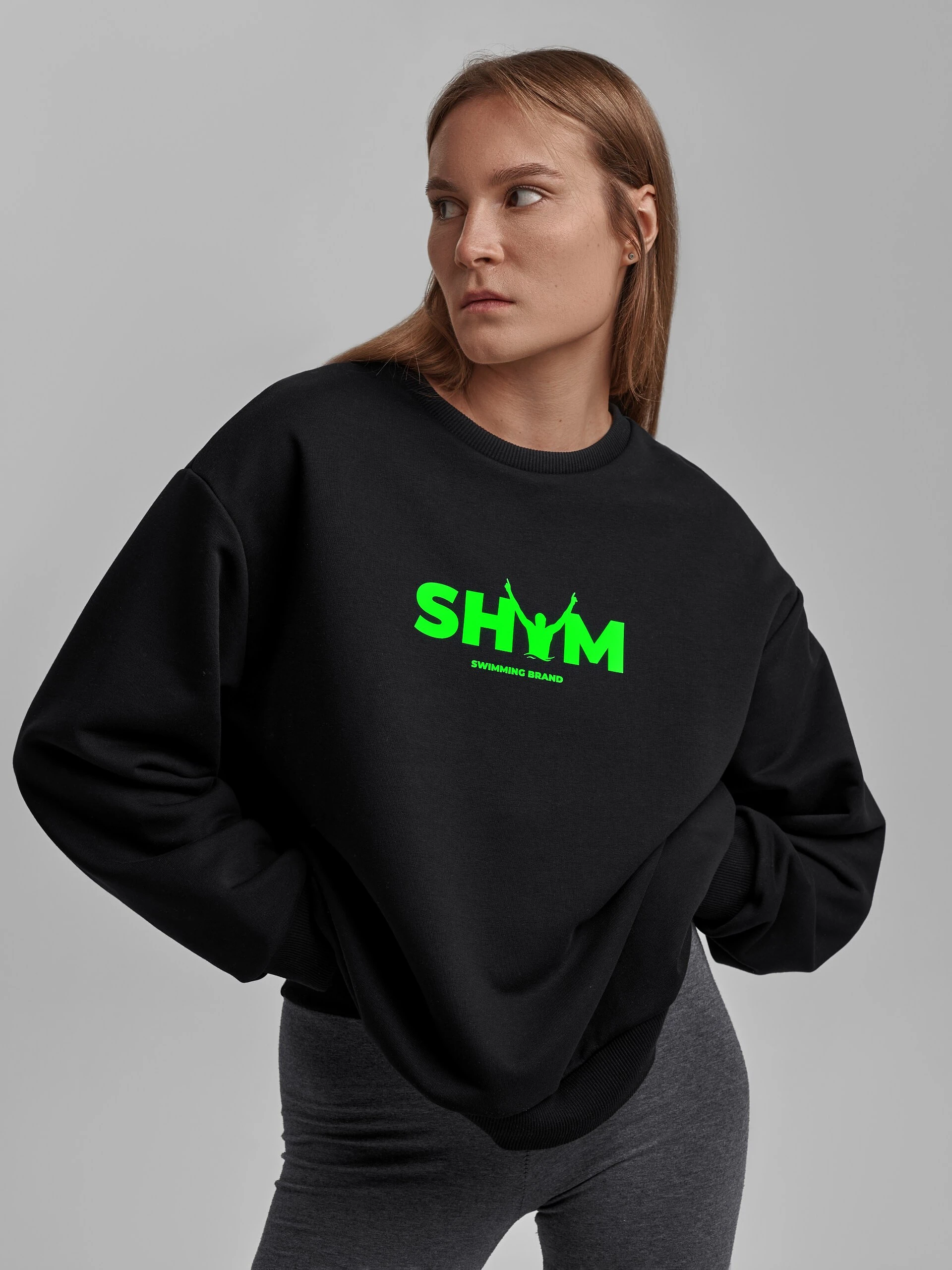 SHYM Свитшот оверсайз Deep Navy