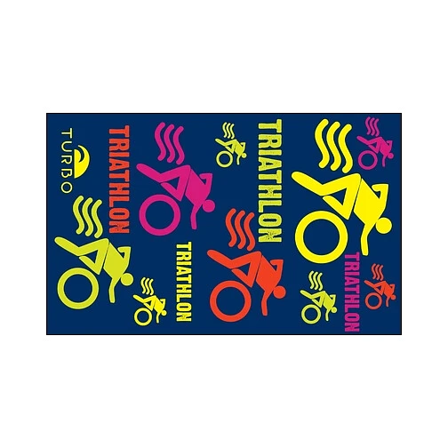 TURBO Полотенце из микрофибры TERRY MICROFIBRA TRIATHLON - BICIS 2016 ( 145x100)