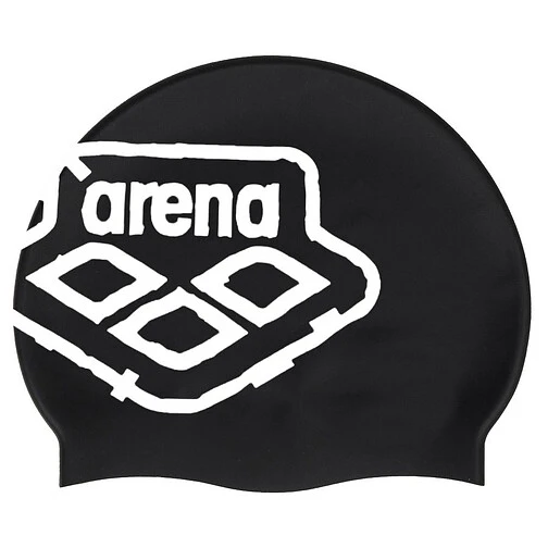Arena Шапочка для плавания TEAM STRIPE CAP black-black