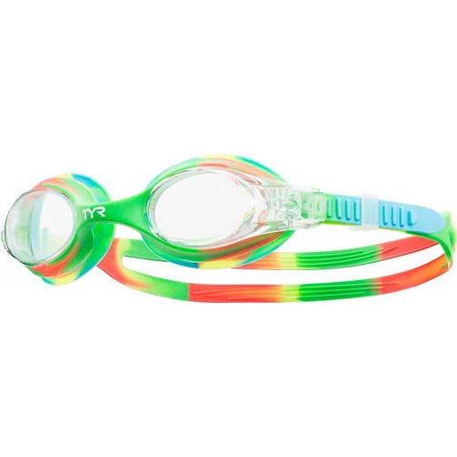 TYR Очки для плавания Swimple Tie-Dye Junior Green/Orange TYR Очки для плавания Swimple Tie-Dye Junior Green/Orange