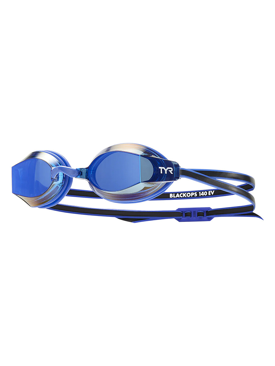 TYR Очки для плавания Women's Black Ops 140 EV Mirrored Racing Blue/Black