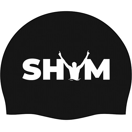 SHYM Шапочка для плавания Black-White SHYM Шапочка для плавания Black-White