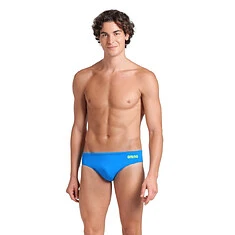 Arena Плавки спортивные TEAM SWIM BRIEF SOLID  blue river-artic lime