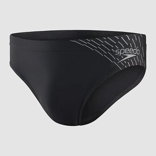 Speedo Плавки спортивные TECH LOGO 7CM BRIEF black/grey
