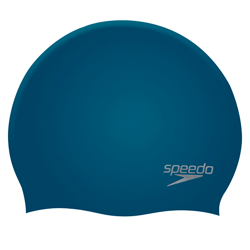 Speedo Шапочка для плавания Plain Moulded Silicone Cap Teal