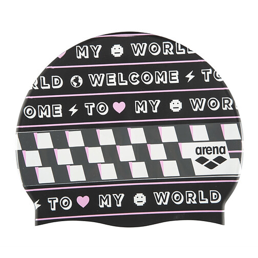 Arena Шапочка для плавания Print 2 AW20 Welcome Black