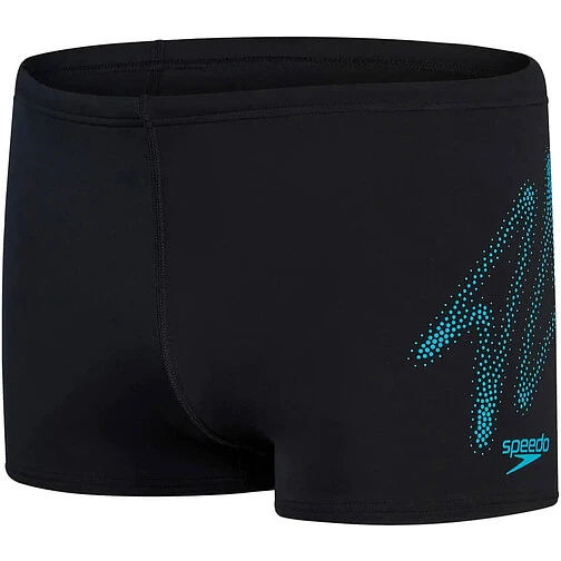 Speedo Плавки спортивные HYPER BOOM PLACEMENT AQUASHORT BLACK/BLU
