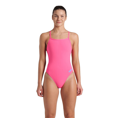 Arena Купальник TEAM CHALLENGE SOLID shocking pink-blue river