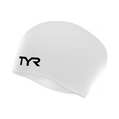 TYR Шапочка для длинных волос Long Hair White