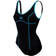 Arena Купальник ARENA TANIA CLIP BACK black-turquoise