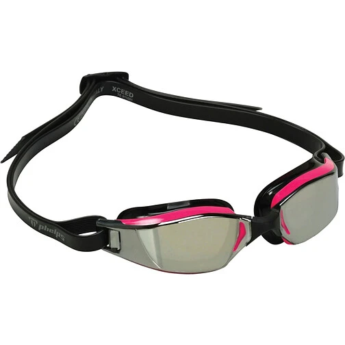Phelps Очки для плавания XCEED Titanium Mirrored Pink/Black