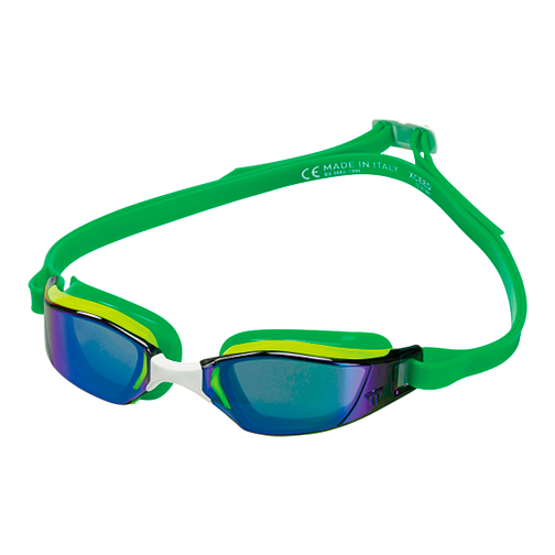 Phelps Очки для плавания XCEED Titanium Mirrored Blue-Green