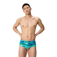 Speedo Плавки мужские Club Training Printed Brief Green/Blue