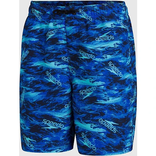 Speedo Шорты для плавания Printed 15" Watershort Boy's black/blue