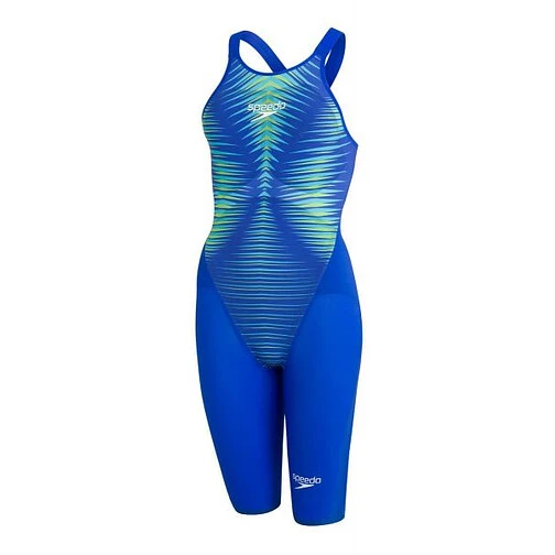 Speedo Гидрокостюм Fastskin LZR Pure Valor Openback Kneeskin Blue/Blue