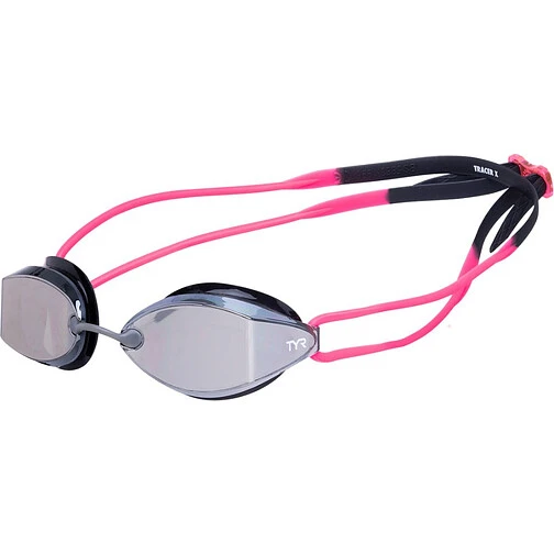 TYR Очки для плавания Tracer-X Racing Nano Mirrored Silver/Pink