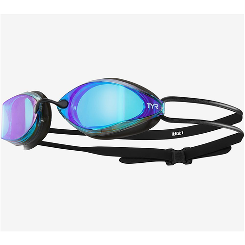 TYR Очки для плавания Tracer-X Racing Mirrored Blue/Black
