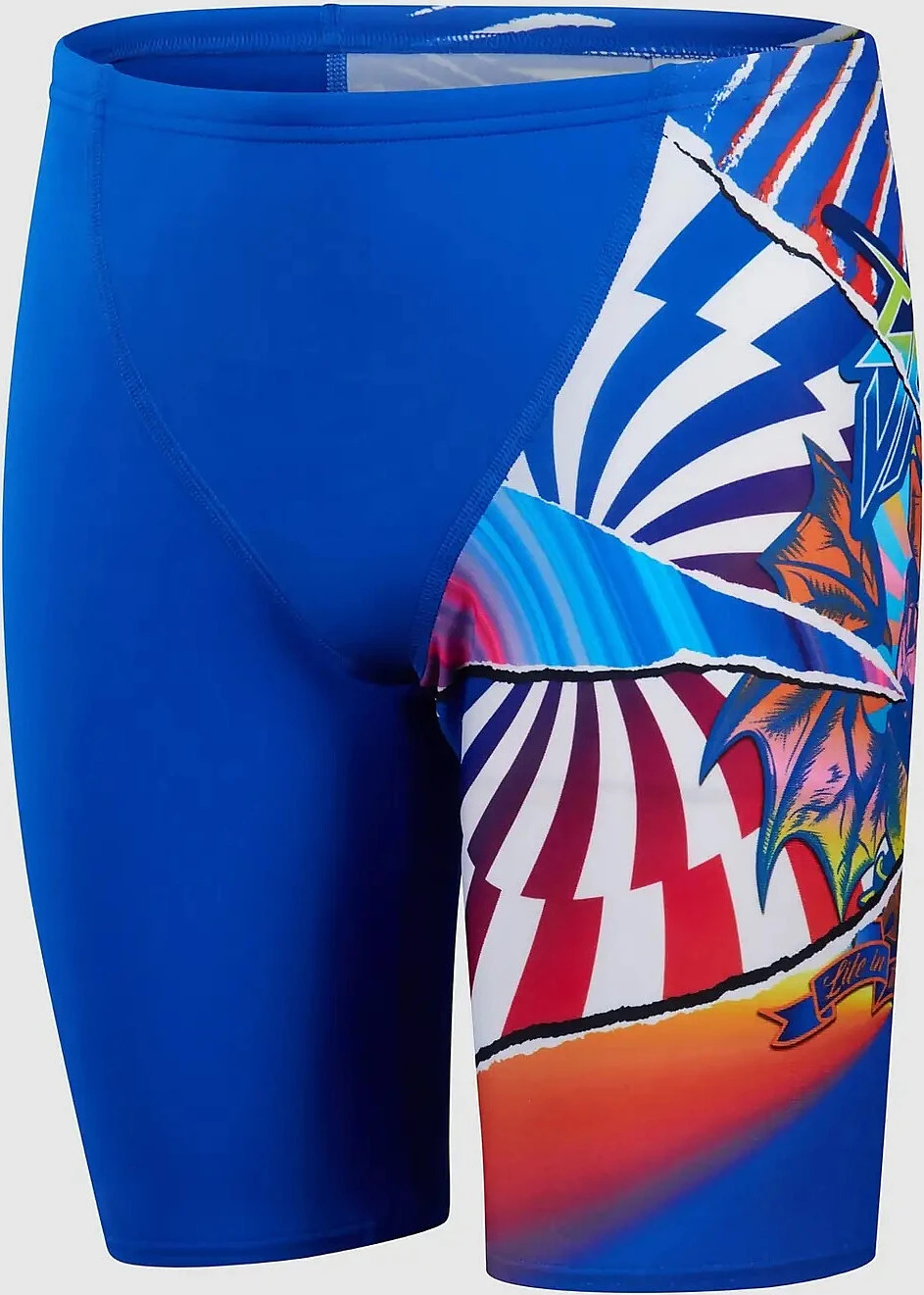 Speedo Джаммеры Boys' Placement Panel Leg Jammer blue/orange