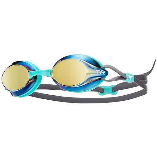 TYR Очки для плавания Velocity Mirrored Gold/Mint
