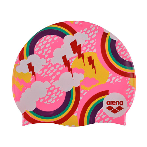 Arena Шапочка для плавания Print 2 Junior SS20 Rainbows Pink