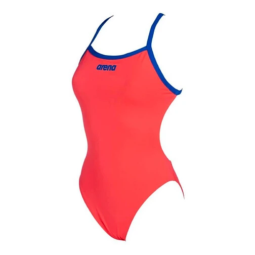 Arena Купальник Solid Light Tech High fluo red-neon blue