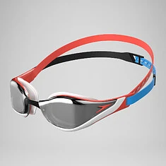 Speedo Очки для плавания Fastskin Pure Focus Mirror Goggles Red/Black/White