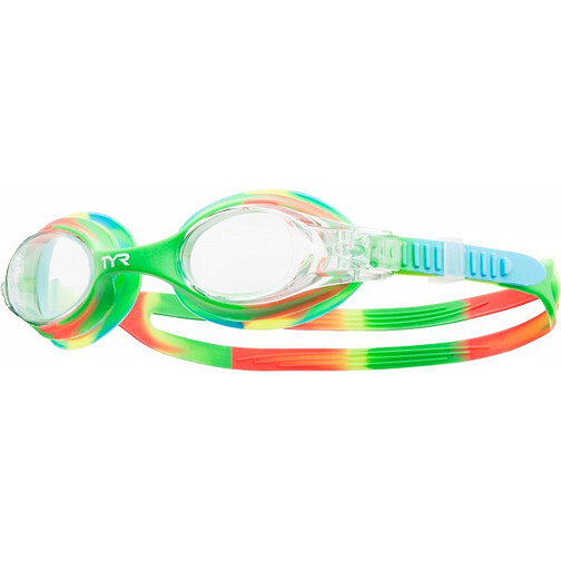 TYR Очки для плавания Swimple Tie-Dye Junior Green/Orange