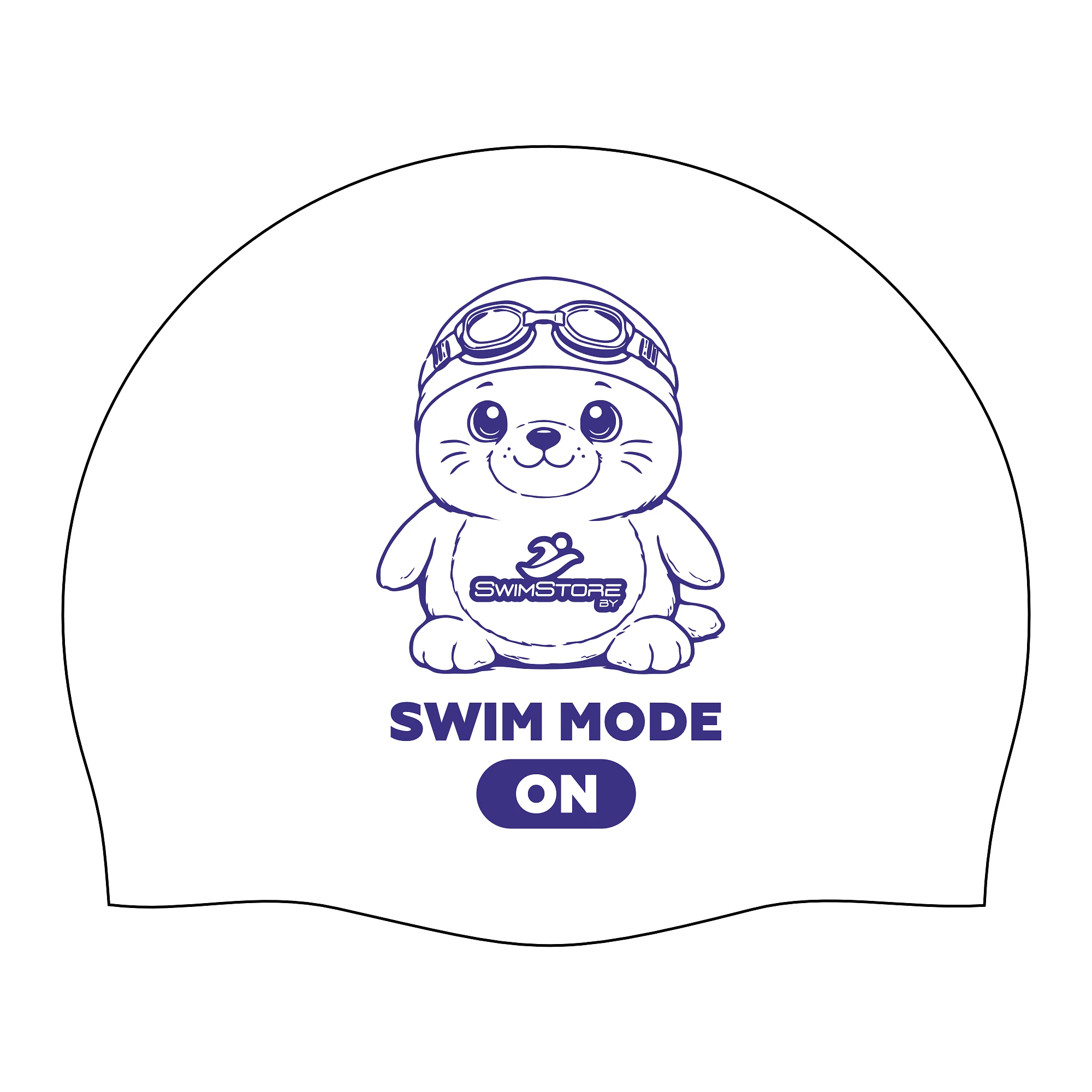 SwimStore Шапочка для плавания Seal white/navy
