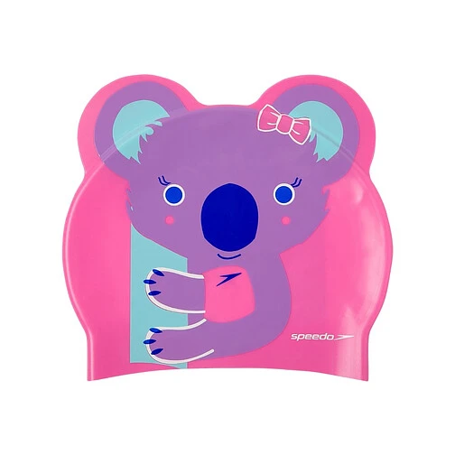 Speedo Шапочка для плавания Plain Moulded Silicone Junior Koala